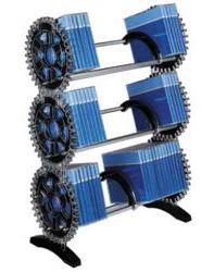 Подставка HAMA Gear для 90 CD дисков, пластик, серебристая